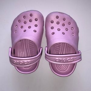 Crocs pink toddler girl